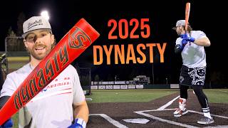 Hitting with the Louisville Slugger Dynasty  2025 BBCOR Baseball Bat Review [upl. by Yejus]