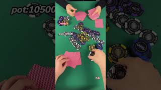 FINGER GAME  Who won the game  poker pokerlove foryou casino bigwins [upl. by Nedah559]