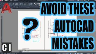 Common AUTOCAD Mistakes to Avoid for Perfect Drawings Every Time [upl. by Crow]