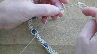 How to tie a Hemp Jewelry Bracelet Part 2 Sizing and Finishing off Wrenhouse tutorial [upl. by Garling]