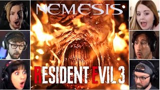 GAMERS REACT To Their First NEMESIS ENCOUNTER Resident Evil 3 Remake [upl. by Anadroj]