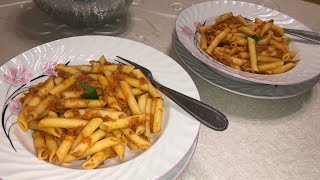 Makarona me peshk tuna 🇦🇱  🇺🇸 Pasta with tuna fish [upl. by Schaab]