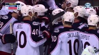 Foligno blasts home OT winner on the PP [upl. by Wixted]