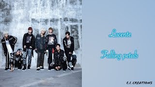 LUCENTE 루첸트  Falling Petals 꽃잎 Lyrics HANROMENG [upl. by Itin]