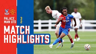 Match Highlights  Crystal Palace 32 Manchester United  U21s [upl. by Palua]