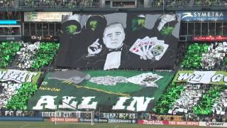 ECS Tifo Display vs Timbers [upl. by Ruddy]