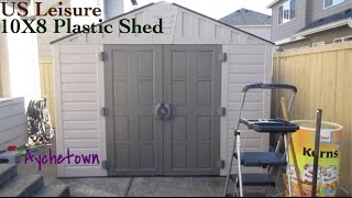 US Leisure Keter Stronghold 10x8 Plastic Shed [upl. by Aihsiym]