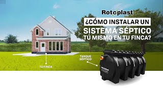 ¿Cómo se instalan los Sistemas Sépticos Rotoplast [upl. by Lucine599]