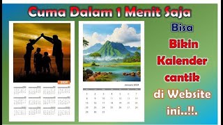 Buat Kalender Cantik hanya satu menit di Website ini [upl. by Muir]