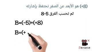 مجموع عددين نسبيين مختلفي الإشارةالجزء الثانيaddition des nombres relatifs maths الرياضيات [upl. by Suraved650]