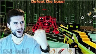 BEATING THE CAMPAIGN AT LEVEL 41 THE 3 HEADED BUG BOSS BATTLE  Pixel Gun 3D [upl. by Llehsram]