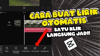 Cara Edit Lirik Lagu Di Capcut Tanpa Mengetik 2023 [upl. by Lilian]