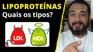 O que são Lipoproteínas e quais os tipos  HDL e LDL Colesterol Bom e Ruim [upl. by Arinay]