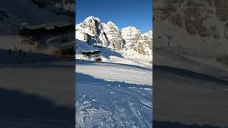 Skifahren am Fuße der Dolomiten in Telfes im Stubaital [upl. by Aneri]