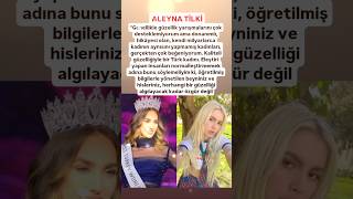 ALEYNA TİLKİDEN TÜRKİYENİN EN GÜZEL KIZI SEÇİLEN İDİL BİLGENE DESTEK GELDİKENDİNİ MİLYARLARCA [upl. by Agripina]