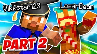 Teaching LAZARBEAM MINECRAFT Part 2 [upl. by Nimref]