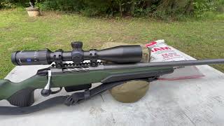 Tikka Super Varmint Rifle shooting Hornady Match Grade Ammo fitted with ZEISS Conquest V4 624 Scope [upl. by Ahcsrop]