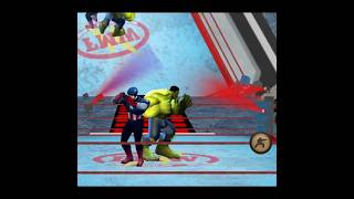 Hulk vs Captain america ring fight  WWE fight simulator game  Hulk fight game  hulk fight [upl. by Folly58]