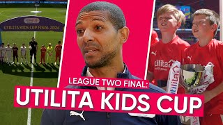 Playing on the hallowed turf of Wembley Stadium 🏟️  Utilita Kids Cup League Two Final [upl. by Bate]