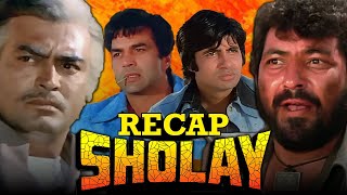 Sholay 1975 Full Bollywood Movie Recap  Amitabh Bachchan  Best Scenes amp Dialogues [upl. by Cirre941]