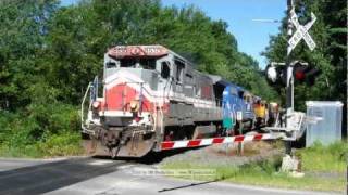 NECR Train Symbol NERBRPA in South Amherst MA [upl. by Eenar]