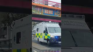 Ambulance CONVOY Responding In Different Directions In London [upl. by Kuhlman736]