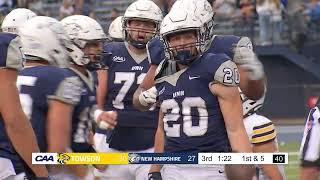 UNH Football vs Towson Highlights 93023 [upl. by Junji]