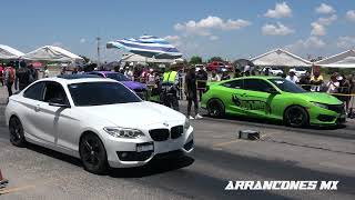 BMW 220i vs Honda Civic  Arrancones [upl. by Georgina313]