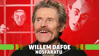 Willem Dafoe Talks Robert Eggers Nosferatu amp His Mustache and Sideburns [upl. by Irma]