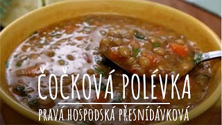 ČOČKOVÁ POLÉVKA  pravá hospodská přesnídávková [upl. by Natan]