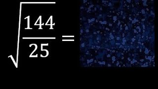 Square root of 14425  roots of fractions root of a fraction or division [upl. by Piero]