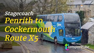 Penrith to Cockermouth • Stageoach Route X5 • Realtime [upl. by Bradleigh505]