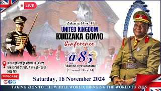 GREAT BRITAIN KUDZAKA GOMO CONFERENCE  SATURDAY 16 NOVEMBER 2024 LIVE FROM WELLINGBOROUGH [upl. by Uzziel]