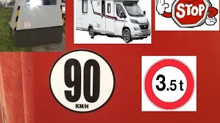 CAMPING CAR  POURQUOI AVEZ VOUS ETE FLASHE 90 KMH [upl. by Emily]