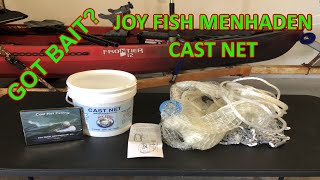 Joy Fish Cast Net Unboxing amp Review [upl. by Sukey294]