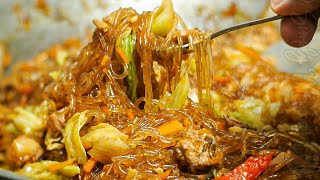 Sotanghon Guisado Recipe 🍜🐔🥕 Sauteed Vermicelli Noodles [upl. by Yrreg783]