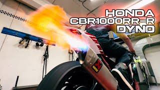 Honda CBR1000RRR Fireblade SP DYNO BT Moto Flash vs Stock Tuning [upl. by Eidlog]