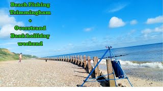 Beach fishing Trimmingham  Overstrand fishing bass fish [upl. by Shivers]