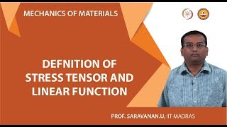 Defnition of stress tensor and linear function [upl. by Adnamma]