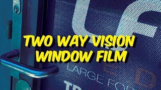 Two Way Vision Window Sticker  Perforated Sticker  Banner3com Kuala Lumpur Malaysia [upl. by Aley398]