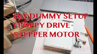 DIY  Easiest way to setup stepper motor of the floppy drive in Arduino [upl. by Abil]