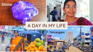 A DAY IN MY LIFE என் வாழ்வில் ஒரு நாள் Srirangam Vlog Shopping [upl. by Ainoek]