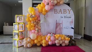 Stunning Baby Shower Decor by Elegant Art Events Solutions  Dreamy amp Memorable Setup [upl. by Rolo]