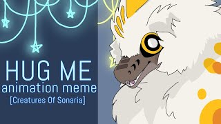 Hug Me  FlipaClip animation meme  Creatures of Sonaria [upl. by Madalyn]