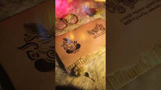 Marathi wedding card  Harshada  Hitesh [upl. by Kcirdnekal]