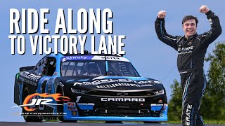 Ride Along as JR Motorsports Driver Battles for His First Ever NASCAR Xfinity Win [upl. by Ahseenak]