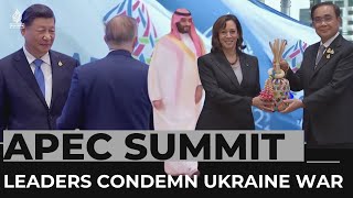 APEC Summit Most AsiaPacific leaders condemn Ukraine war [upl. by Audwen76]