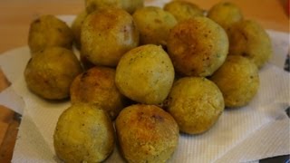 Green Banana amp Sweet Potato fried balls recipe how to cook great food ital vegan [upl. by Ursola]