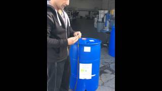 How to Install a Spigot in a 55 Gallon Closed Top Barrel [upl. by Yousuf34]