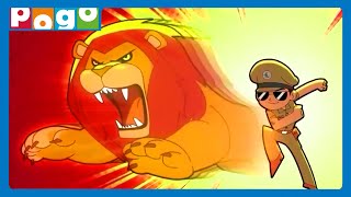 Little Singham 🦁 Mirchi Nagar Ki Lifeline😎  Compilation  Cartoon  panjaattack  PogoChannel [upl. by Annaig]